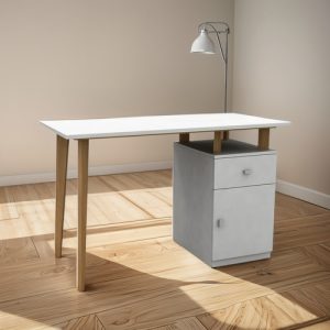 Escritorio Mesa Pc Nordico Escandinavo Melamina Resistente