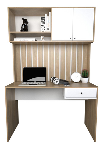 Escritorio Varillado Mesa Pc Computacion Con Alzada Moderno - Imagen 5