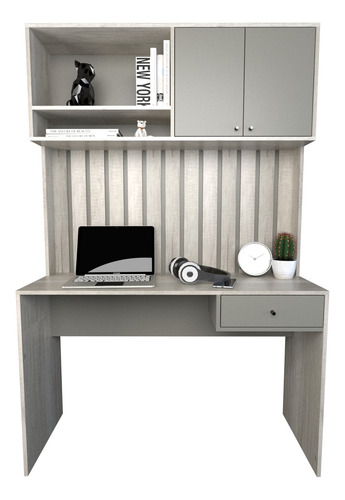 Escritorio Varillado Mesa Pc Computacion Con Alzada Moderno - Imagen 11