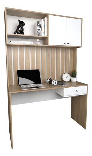 Escritorio Varillado Mesa Pc Computacion Con Alzada Moderno - Imagen 6