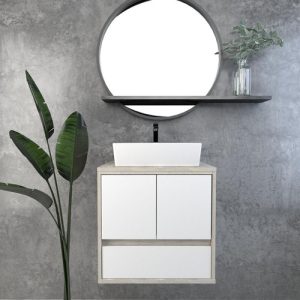 Vanitory Flotante Colgante Mueble Baño Para Bacha De Apoyar