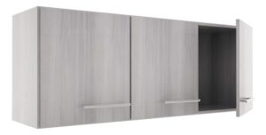 Alacena 3 Ptas 120 Orlandi Melamina Cocina Alacena Color Jacarandá