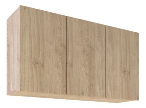Alacena 120 Cm Moderna Mueble De Cocina 3 Puertas Melamina