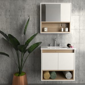 Combo Mueble Vanitory + Botiquin P/baño Moderno Minimalista+