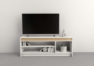 Rack Mesa Para Led Tv Melamina + Envió Sin Cargo Capital Federal