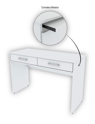 Escritorio Mesa 2cajones Melamina + Envió Sin Cargo Capital Federal - Imagen 8