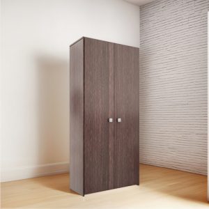 Biblioteca Baja Modular 3 Estantes Con Puertas Orlandi