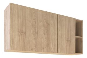 Alacena 140 Cm Moderna Mueble De Cocina 3 Puertas Melamina