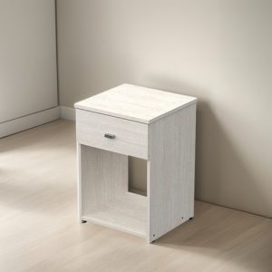 Mesa De Luz Dormitorio Noche Moderna Melamina 1 Cajon