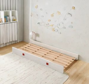 Carro Cama 1 Plaza Infantil Juvenil Melamina C/ Ruedas + + +