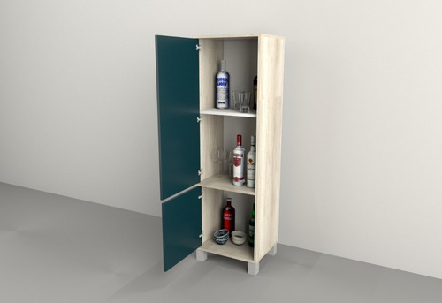 Biblioteca Modular Nordico Apoyo Oficina Cocina Living Promo + Envió Sin Cargo Capital Federal - Imagen 4