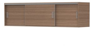 Baulera De Placard 2,20 Mts Melamina 3 Puertas Corredizas +