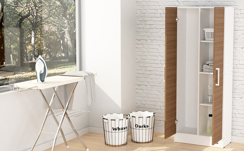 Mueble Organizador Limpieza 150 Cm Armario Escobero Multiuso - Imagen 7