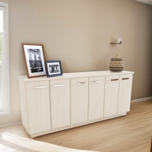 Bahiut Comoda Cajones 6 Puertas Vajillero Buffet + + +