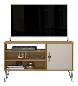 Rack Led Lcd Mesa Linea Industrial Melamina Rustica Hierro + Envió Sin Cargo Capital Federal