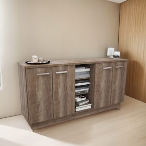 Bahiut Comoda Vajillero Dl856 Buffet Melamina + Envio Sin Cargo Capital Federal !