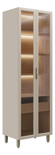 Despensero Vajillero Armario Cristalero Ptas Vidrio C/ Luz + - Imagen 2