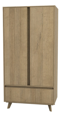 Placard Moderno 2ptas 1cajon Nordico Dormitorio Hogar