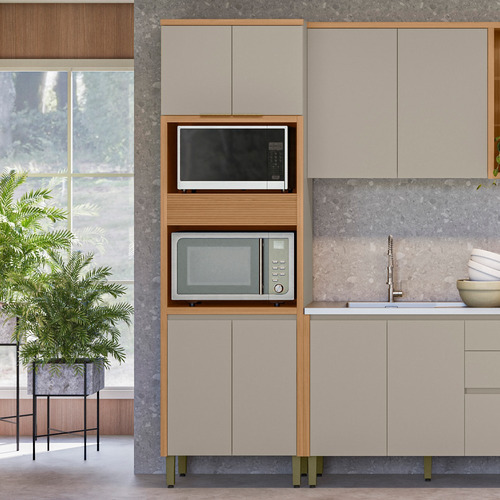 Mueble Despensero Portahorno Doble Armario Multifuncion - Imagen 3