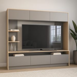 Modular Rack Centro Entretenimiento Mesa Tv60 Moderno Hogar+