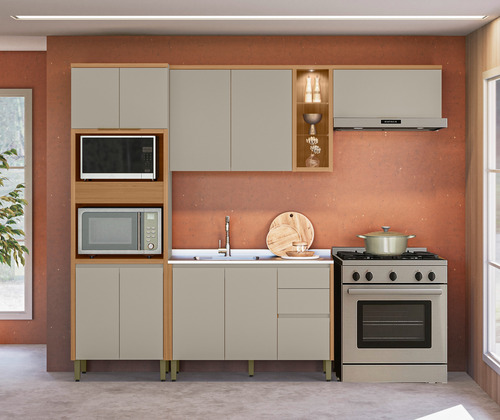 Mueble Despensero Portahorno Doble Armario Multifuncion - Imagen 10