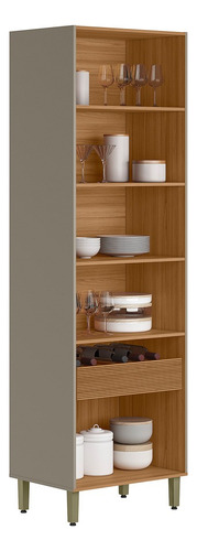 Despensero Vajillero Armario Cristalero Ptas Vidrio C/ Luz + - Imagen 5